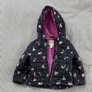 Cat & Jack Unicorn Jacket with Purple Lining